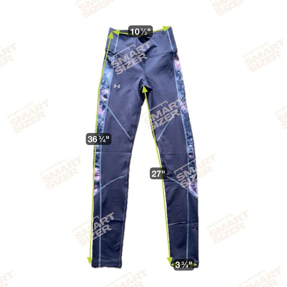 Under Armour Women’s Leggings Small High Rise Compression Purple - Picture 4 of 15